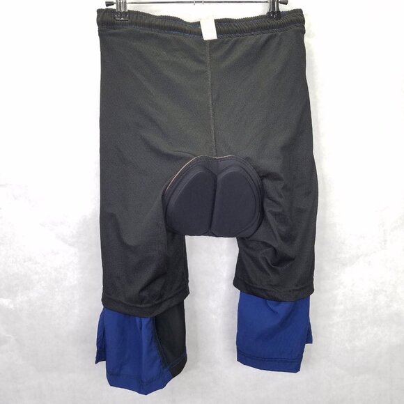Aero Tech Designs Cycling Shorts Women's L Blue Nylon Shell Spandex Padded Seat - Picture 11 of 16
